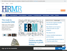 Tablet Screenshot of hrmronline.com